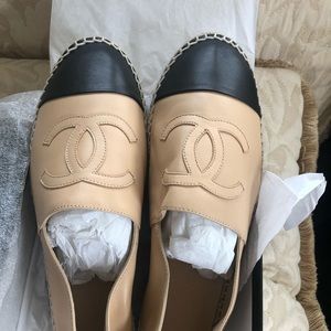 Chanel leather Espadrille